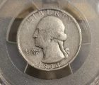 1934 Medium Motto Washington Quarter-PCGS G04