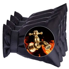 Outdoor Faucet Cover,Outside Freeze Proof Covers for Winter,4Pcs 7.8" Black