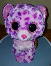 Ty Beanie Boos Glamour The Pink Leopard  Plush 9" New