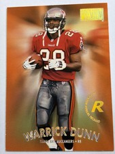 Vintage 1997 SkyBox Premium Warrick Dunn Tampa Bay Buccaneers Rookie Card 220. rookie card picture