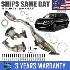 All Three Catalytic Converter For Nissan 2013-19 Pathfinder 2009-14 Murano 3.5L
