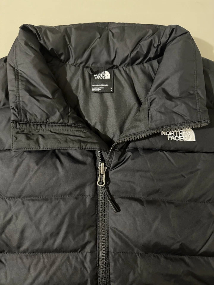 The North Face 女式 Minoqua (Flare II) Puffer 绝缘羽绒夹克 TNF 黑色 — 第 2/4 张图片
