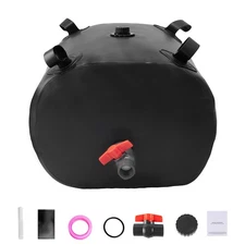 Uimoso Collapsible 29.85 Gal PVC Portable Water Storage Tank - Black