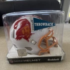 Riddell Tampa Bay Buccaneers Throwback Mini Helmet Signed Steve Deberg, COA