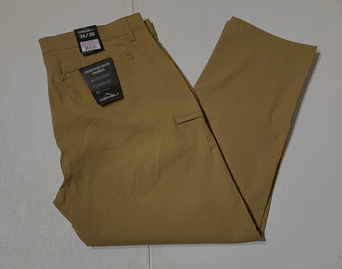 Denali Men's Stretch Tech Fabric Pants Elastic Waist Straight Moccasin All Size
Opens in a new windo