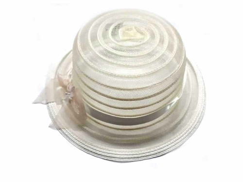 cappello beige bombetta bambina elegante cerimonia bimba hat baby cildren |  eBay