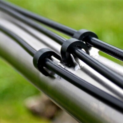 Jagwire CableClips, C-Clips; 2 Durchmesser; 10 Stück