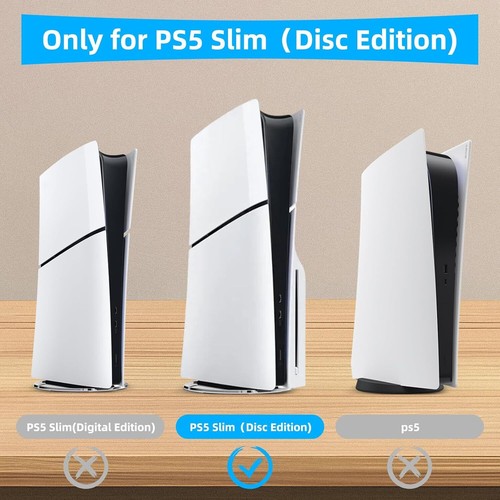 2pcs PlayStation 5 Slim Horizontal Feet Placement Bracket Holder for PS5 Console - Afbeelding 5 van 8