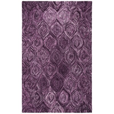 SAFAVIEH Ikat Collection IKT631P Handmade Purple Rug