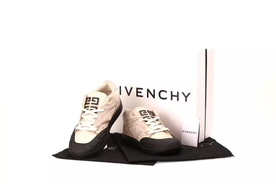 スニーカー GIVENCHY SS24 SKATE SNEAKER (BH009KH1PP 100) GIVENCHY Skate sneakers in nubuck and synthetic fiber