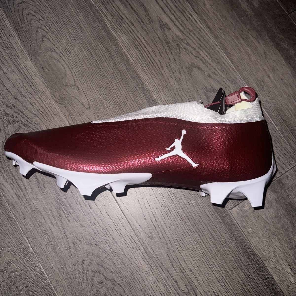 Men\'s Jordan Football Vapor Edge Elite 360 Flyknit SMU \'Oklahoma Sooners Unity\' Size 14 Nike Jordan Vapor Edge Elite 360 Oklahoma PE  main image 3