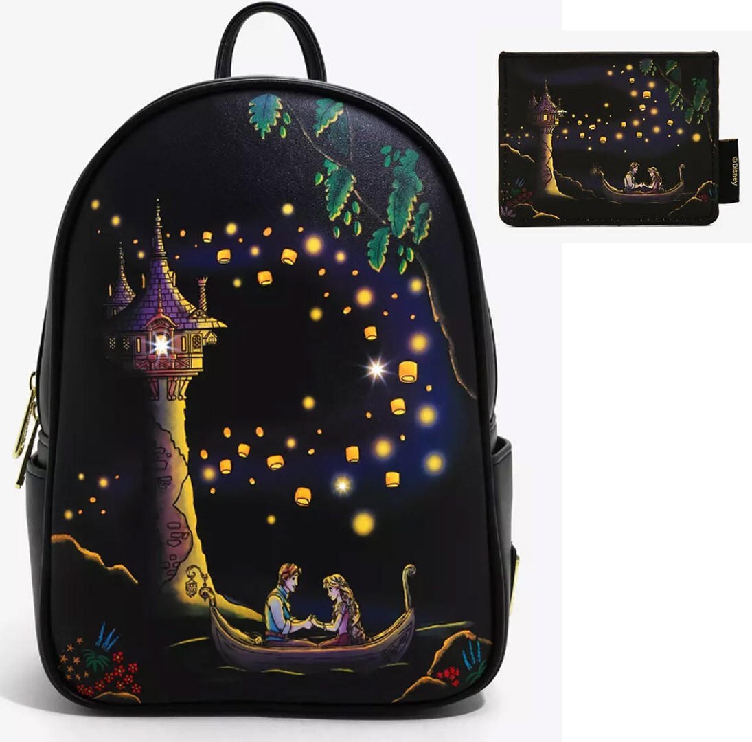 ◆LOUNGEFLY◆Disney ラプンツェル ランタン リュック 光る Loungefly Disney Rapunzel TANGLED Light-Up Lanterns Backpack