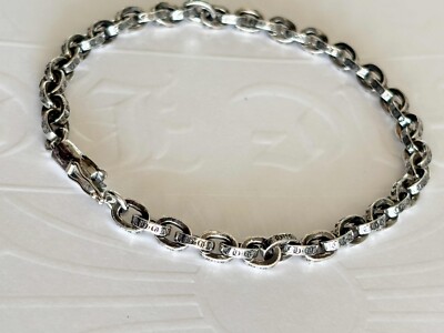 100% Authentic Chrome Hearts Paper Chain Link Bracelet 7 inch | eBay