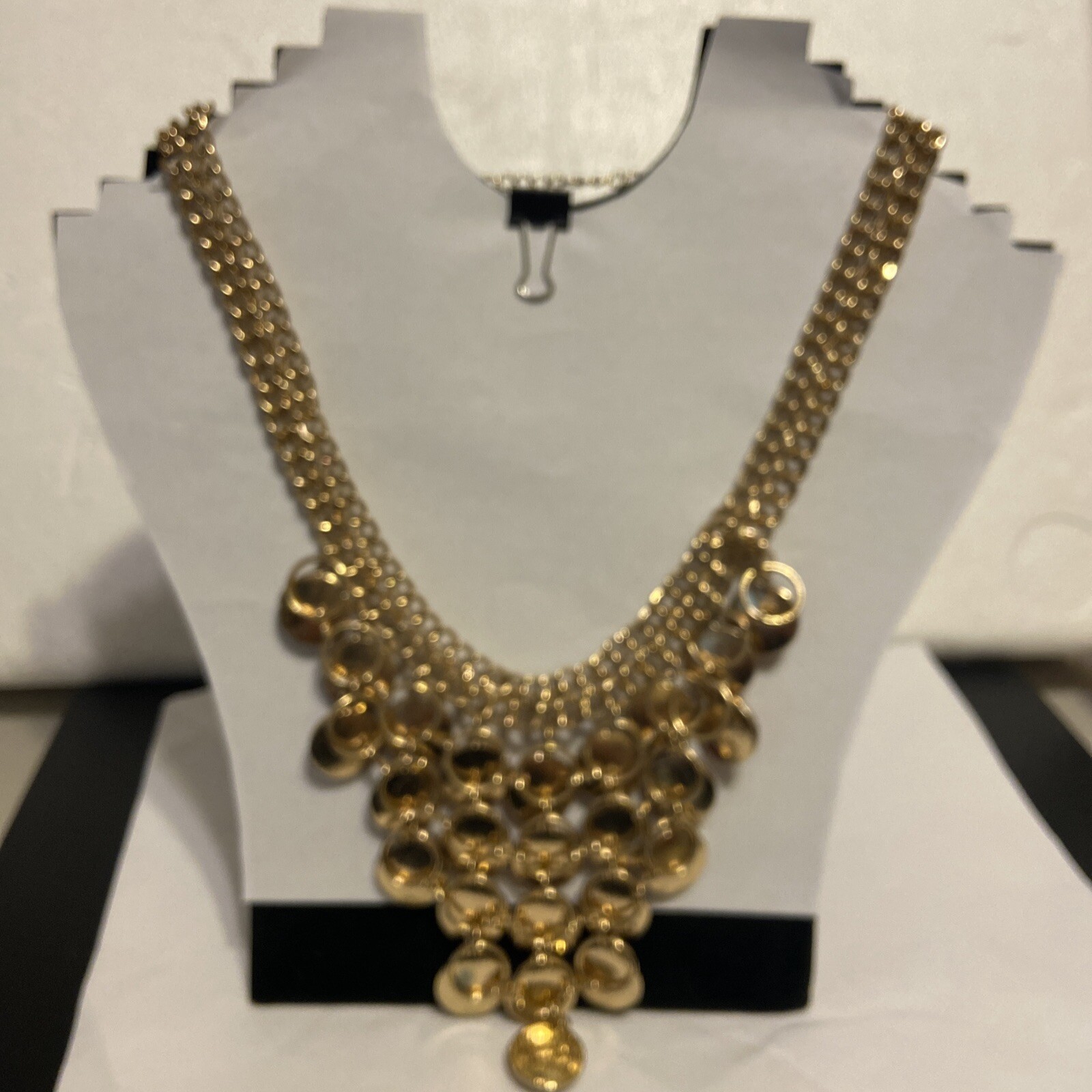 Coro Statement Necklace  Reversible Beautiful Red… - image 5