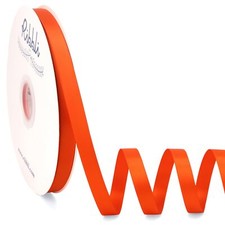 Torrid Orange Satin Ribbon Double Faced Satin 1/2 Inch x Continuous 100 Yards...