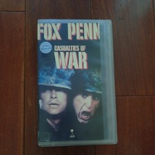 Casualties of War (VHS, 1989)  Michael J.Fox Sean Penn hard case