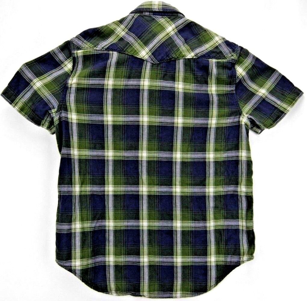 Lucky Brand Mens Shirt L SS ButtonUp Distinctive … - image 8
