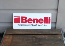 BENELLI FIRE ARMS GUN SHOP HUNTING DEALER M2 TACTICAL METAL SIGN 5X12 50072