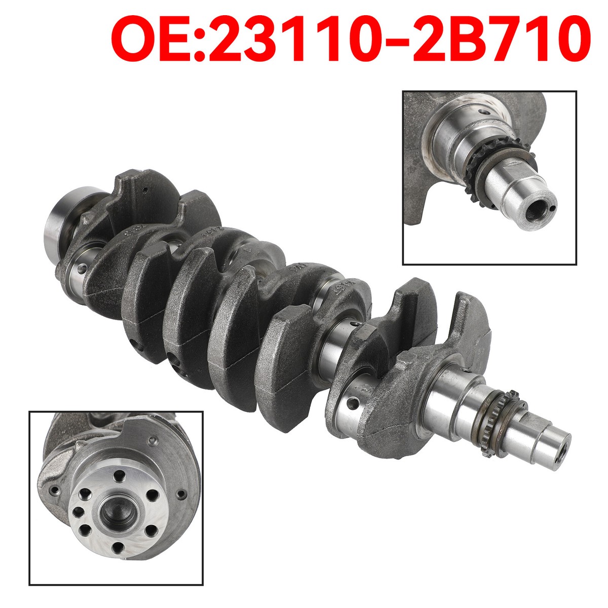 Engine Crankshaft 23110-2B710 Fits for Hyundai Kia G4FG 1.6