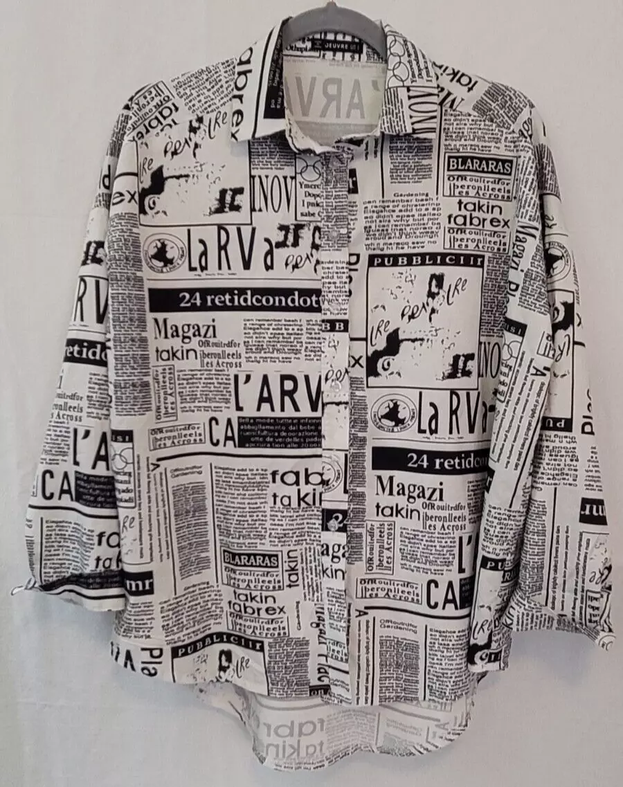 Chemise journal femme sales