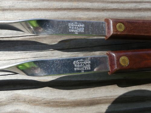 Vintage Stanhome Edelstahl Küche Grill Werkzeug Gabel & Spatel - Bild 6 von 9