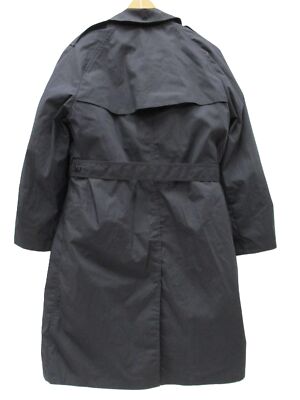 USGI BLACK MILITARY TRENCH COAT DRESS UNIFORM JACKET ARMY ASU