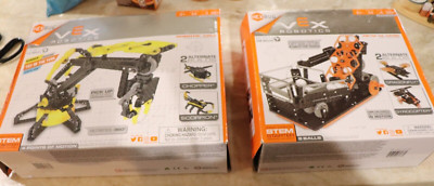 Lot of 2 VEX Robotics STEM Hexbug - Hexcalator Ball Machine & Robotic Arm