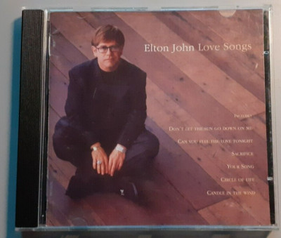 Elton John  Love Songs  1995 Your Song Candle in the wind Circle of life Sacrifi