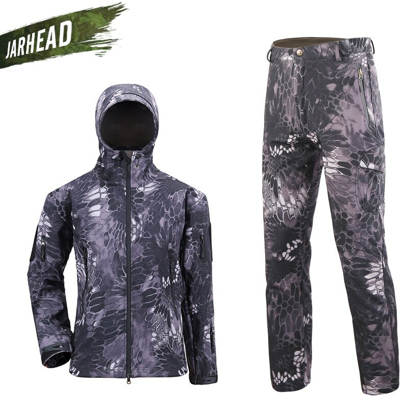 Men Shark Skin Soft Shell Coat Lurker TAD V4 Tactical Military