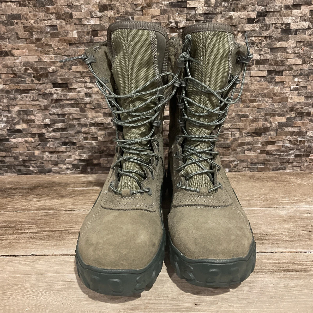 Sage green military hotsell boots