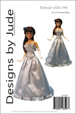 Dance w/ Me Doll Clothes Sewing Pattern 13" Agatha Primrose & Revlon Tonner