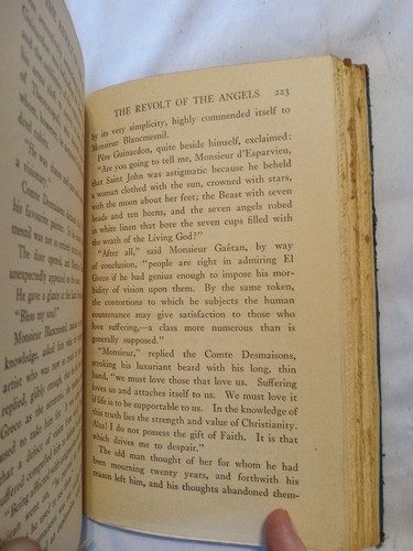 The Revolt Of The Angels Anatole France 1923 Leatherbound - Imagen 10 de 11