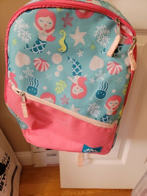 Trailmaker Mermaid Girls Boys Backpack Bookbag Adjustable Straps Blue Aqua Pink