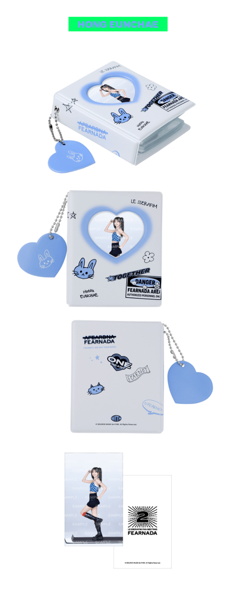 LE SSERAFIM FAN MEETING FEARNADA 2024 S/S MD MINI PHOTOCARD BINDER
