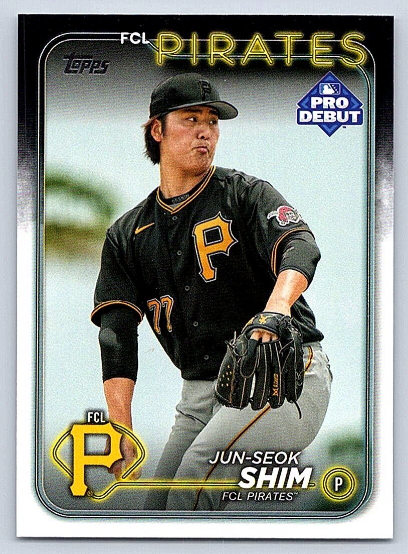 JUN-SEOK SHIM PIRATES 2024 TOPPS PRO DEBUT #PD-59 | eBay