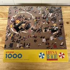 Springbok Life's a Beach Summertime Fun 1000-Piece Puzzle -USA Made