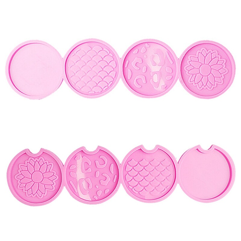 Round Silicone Resin Tray Mold Epoxy Resin Mold Suitable for Diy Resin Casting