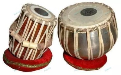 Musical Steel Tabla Dayan Bayan Drum Set  with Hammer Cushions With Bag
