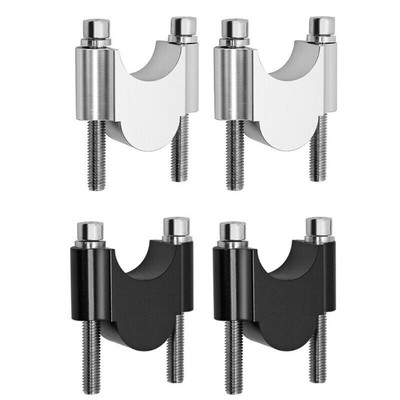 2X Motorcycle 22mm Handlebar Riser Clamp Back Mount 7/8'' Handle Bar Clamp Extend