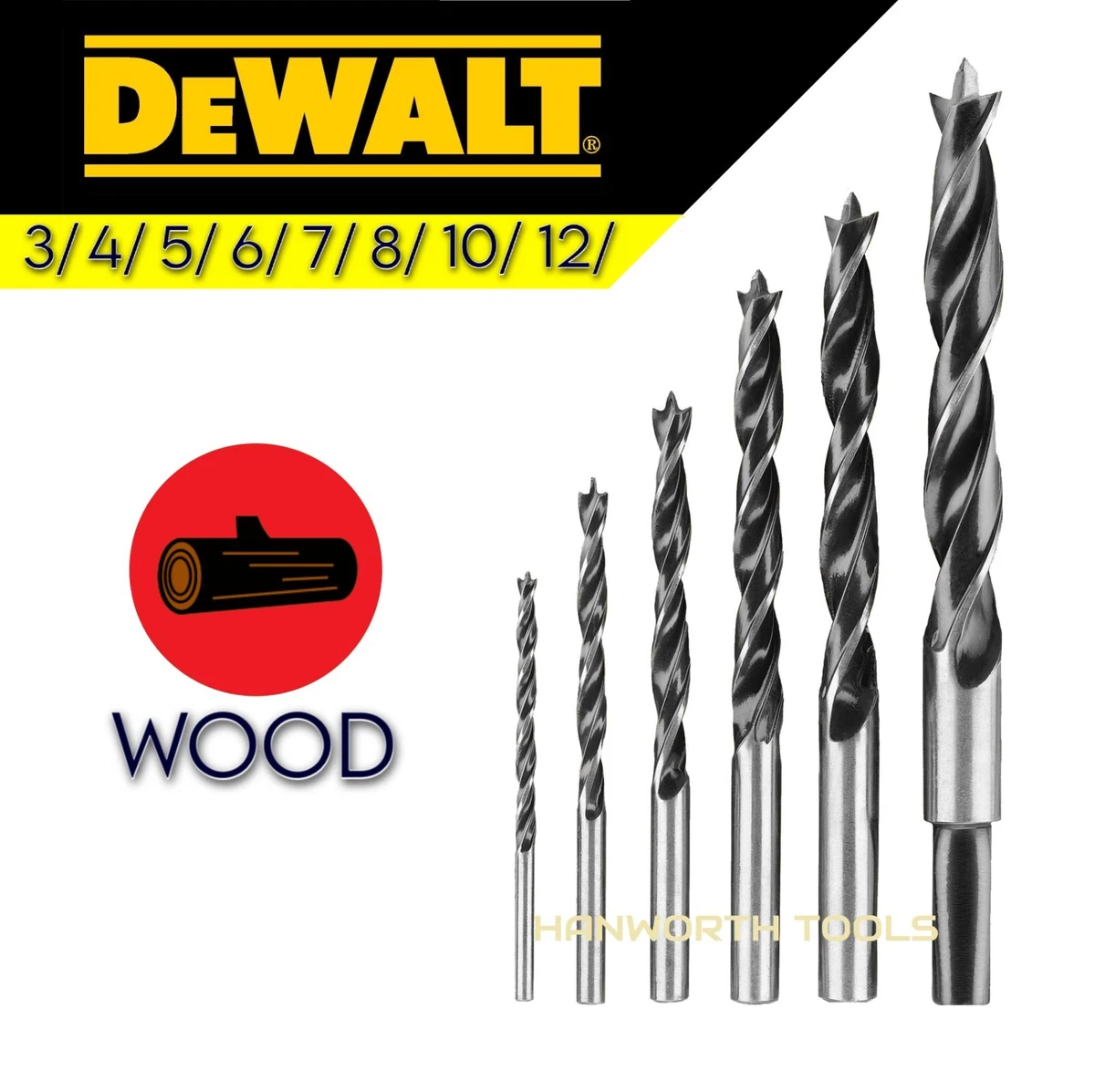 Dewalt wood drill sale bits