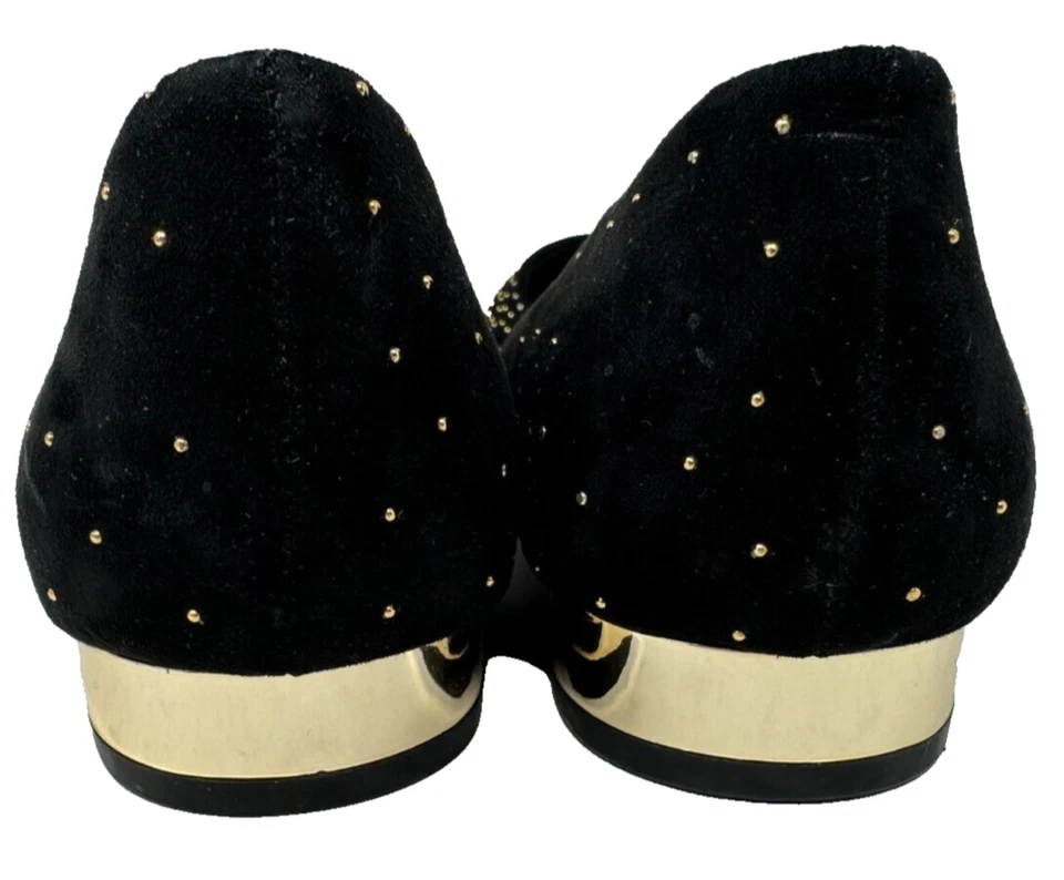 Apt.9 Women's Night Slip On Comfort Ballet Flats Black/Gold Size:8.5 131A - Image 3 of 4
