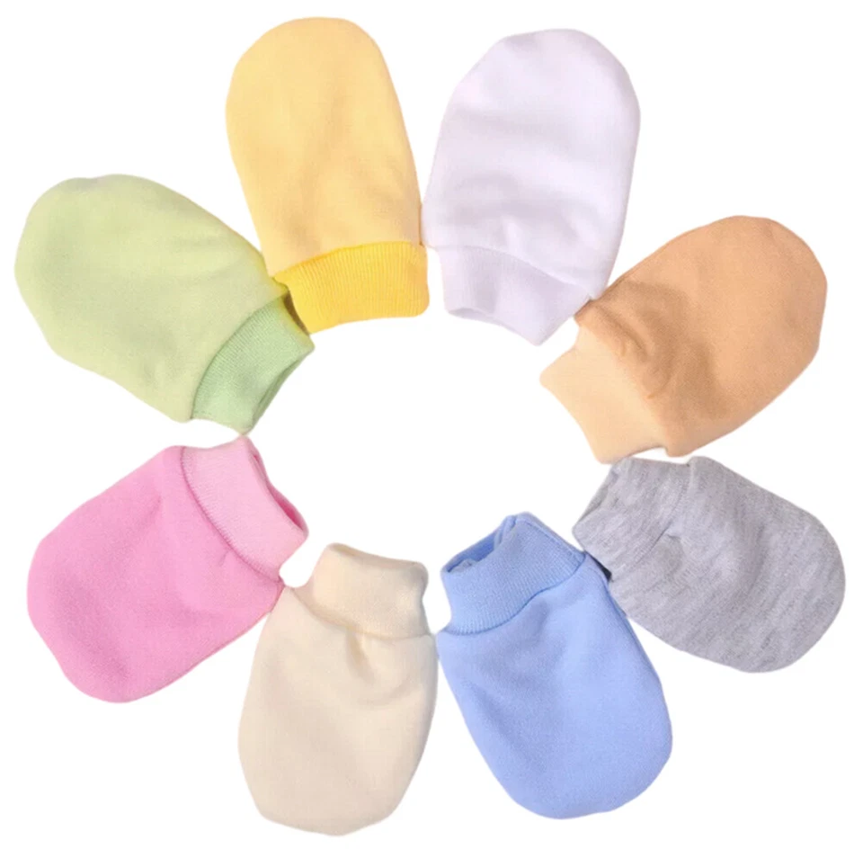 Fäustlinge Kratzfäustinge Baby Handschuhe Fäustel Babyfäustlige 0-6Monate