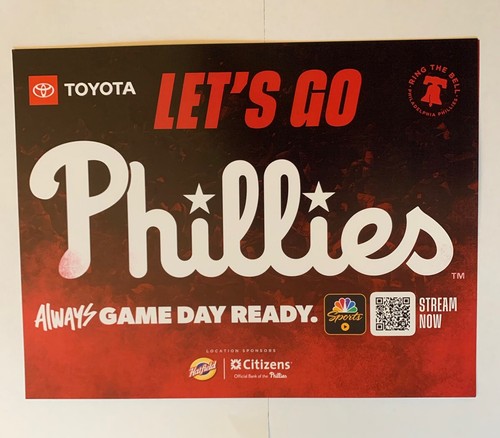 2024 Philadelphia Phillies NL East Champs RED OCTOBER Playoffs Poster 🔔🔔NEW - Picture 8 of 10