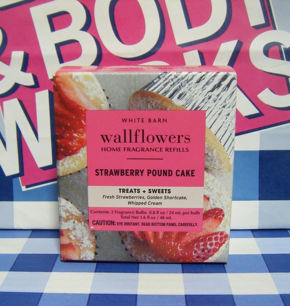 Bath & Body Works Wallflower Refills 2-Pack New Strawberry Pound Cake 16/3837