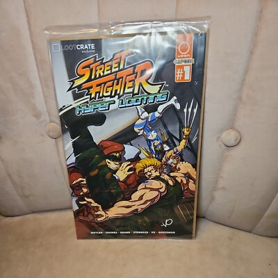 Street Fighter Comic #1 Capcom Hyper Looting Issue 1 Sealed Comic Book