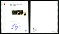 Steve Woz Wozniak SIGNED Apple II Super Serial Card Manual PSA AUTOGRAPHED Comp
