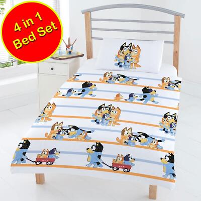 Bluey Toddler Bedding Set Duvet Cotton 
