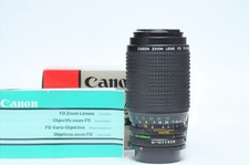 Canon FD 75-200mm f/4.5 Macro Manual Focus Lens