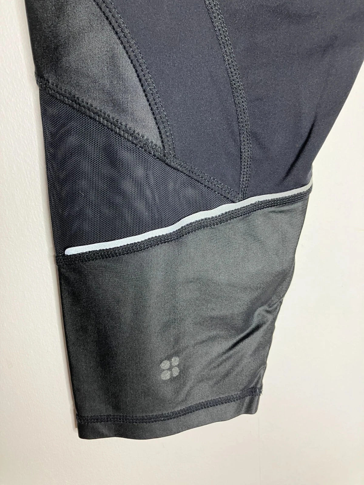 sweaty-betty cropped mesh panel leggings