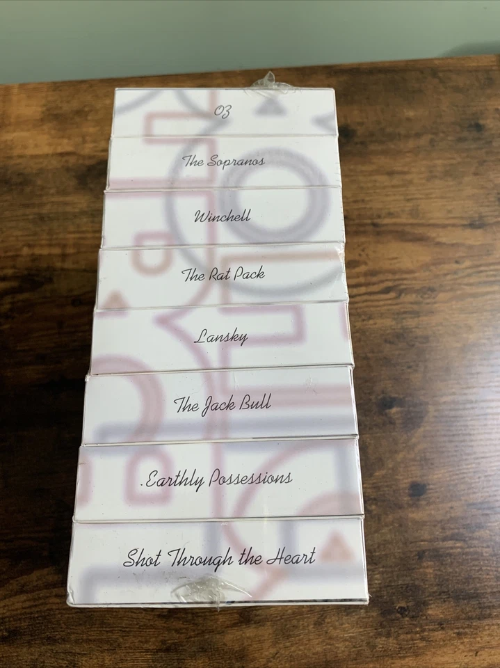 New Sealed 1999 HBO FYC Drama VHS 8 Tape Sopranos Rat Pack Oz Lansky Jack Bull Foto 2 de 4